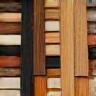Samples of high-quality wood and fabric