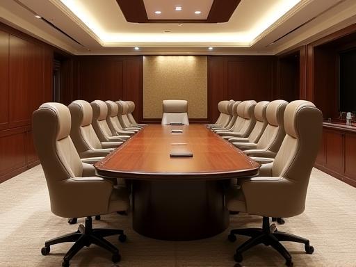Completed corporate boardroom project