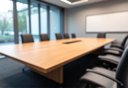 Large modern conference table